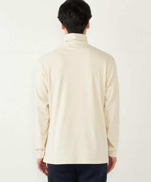 大人気☆OFF‐WHITE☆スウェット ジャージー素材 タートルネック 吉業重工】タートルネックスウェットシャツ