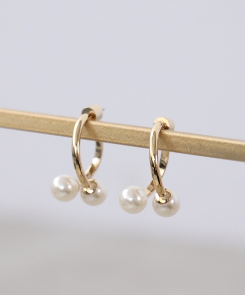 デザインキャッチボールピアス（ピアス（両耳用））｜Three Four