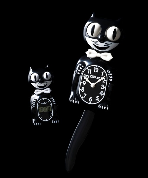 Kit-cat Klockキット キャット クロック 黒猫 振り子