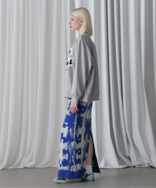 OKIRAKU(オキラク)の「(OKIRAKU×ROSEBUD)パネル グラフィック スウェット(スウェット・レディース・ブラック/グレー・FREE)」の11枚目の写真