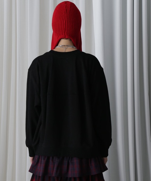OKIRAKU(オキラク)の「(OKIRAKU×ROSEBUD)パネル グラフィック スウェット(スウェット・レディース・ブラック/グレー・FREE)」の8枚目の写真