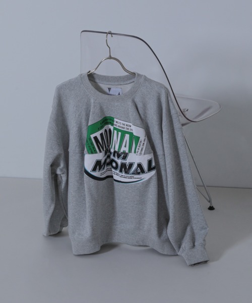 OKIRAKU(オキラク)の「(OKIRAKU×ROSEBUD)パネル グラフィック スウェット(スウェット・レディース・ブラック/グレー・FREE)」の21枚目の写真