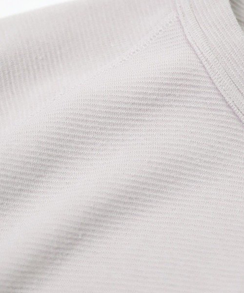 OMNIGOD（オムニゴッド）の「[OMNIGOD mens / オムニゴッド] KLフライス ラグランショートスリーブティーシャツ（Tシャツ/カットソー・メンズ・ブラック/ネイビー/ホワイト/シルバー・3/2/4）」の9枚目の写真