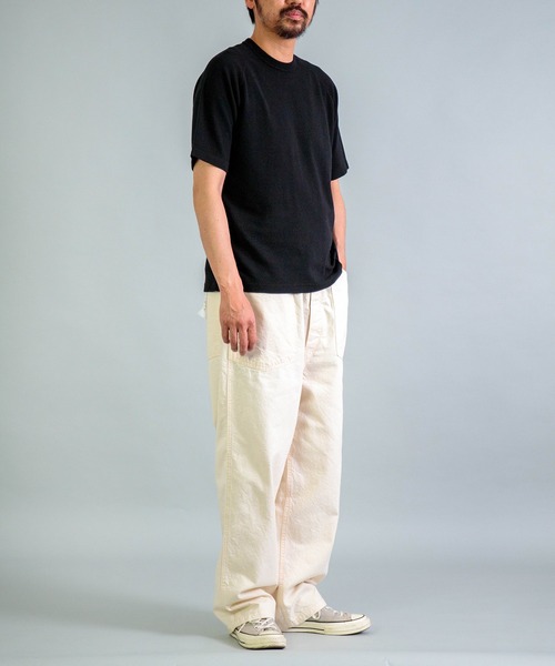 OMNIGOD（オムニゴッド）の「[OMNIGOD mens / オムニゴッド] KLフライス ラグランショートスリーブティーシャツ（Tシャツ/カットソー・メンズ・ブラック/ネイビー/ホワイト/シルバー・3/2/4）」の15枚目の写真