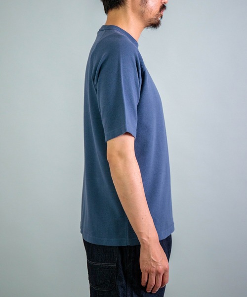 OMNIGOD（オムニゴッド）の「[OMNIGOD mens / オムニゴッド] KLフライス ラグランショートスリーブティーシャツ（Tシャツ/カットソー・メンズ・ブラック/ネイビー/ホワイト/シルバー・3/2/4）」の19枚目の写真