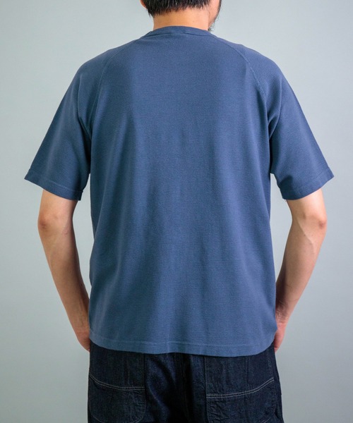 OMNIGOD（オムニゴッド）の「[OMNIGOD mens / オムニゴッド] KLフライス ラグランショートスリーブティーシャツ（Tシャツ/カットソー・メンズ・ブラック/ネイビー/ホワイト/シルバー・3/2/4）」の20枚目の写真