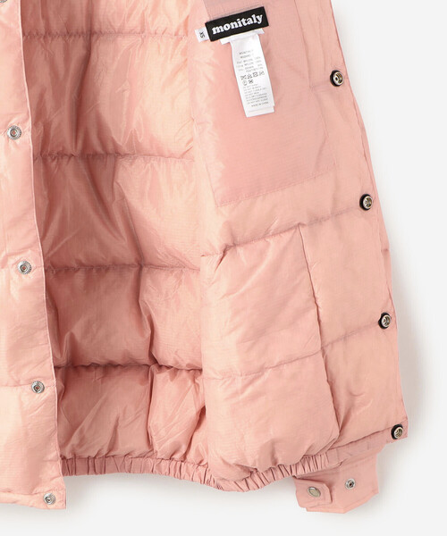 MONITALY(モニタリー)の「monitaly | ナイロン ダウンジャケット PINK WOMEN(ダウンジャケット/コート・レディース・ピンク・XS)」の10枚目の写真