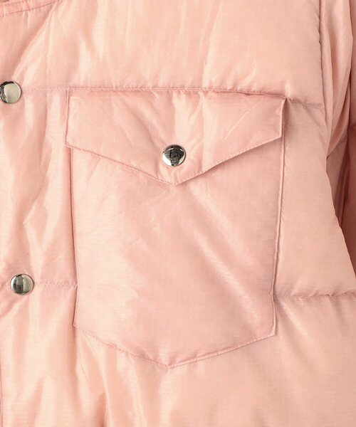 MONITALY(モニタリー)の「monitaly | ナイロン ダウンジャケット PINK WOMEN(ダウンジャケット/コート・レディース・ピンク・XS)」の11枚目の写真
