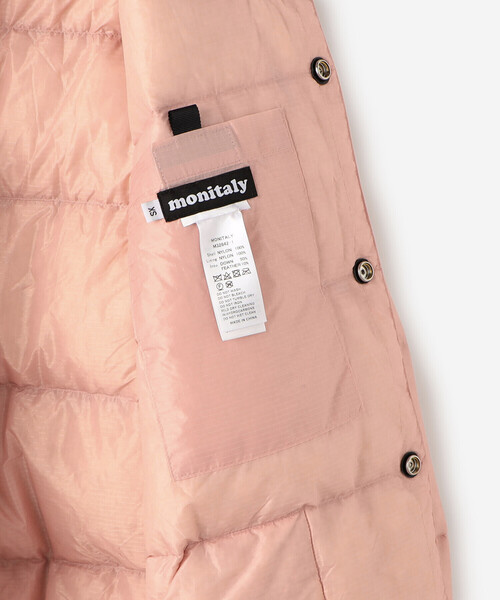 MONITALY(モニタリー)の「monitaly | ナイロン ダウンジャケット PINK WOMEN(ダウンジャケット/コート・レディース・ピンク・XS)」の14枚目の写真
