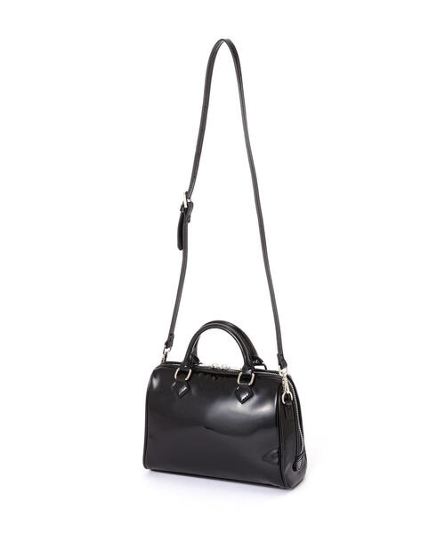 FREE'S MART(フリーズマート)の「◆エナメルミニボストン(ショルダーバッグ・レディース・ベージュ/ブラック・フリ-)」の18枚目の写真