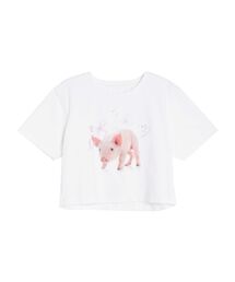 ピグレットリボンビジューTシャツ