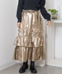 POU DOU DOU | ランダムフリルスカート(スカート)