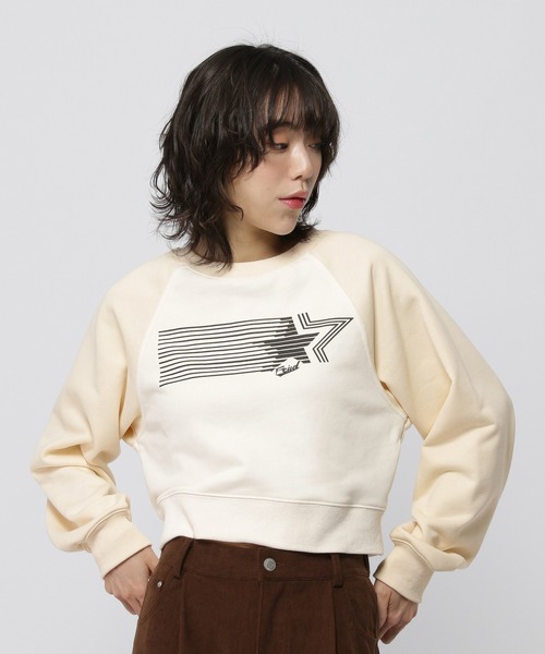 3.3 Field Trip （3.3フィールドトリップ）の「3.3 Field Trip／スターロゴプルオーバー（スウェット・レディース・クリーム/グレー・FREE）」の17枚目の写真