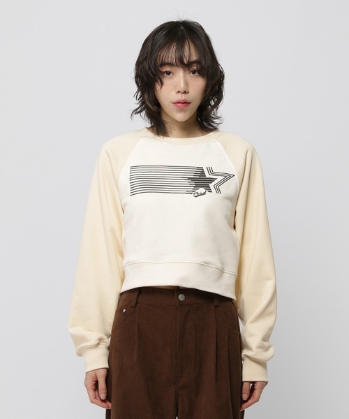 3.3 Field Trip （3.3フィールドトリップ）の「3.3 Field Trip／スターロゴプルオーバー（スウェット・レディース・クリーム/グレー・FREE）」の20枚目の写真