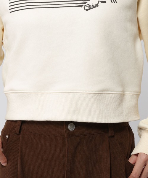 3.3 Field Trip （3.3フィールドトリップ）の「3.3 Field Trip／スターロゴプルオーバー（スウェット・レディース・クリーム/グレー・FREE）」の8枚目の写真