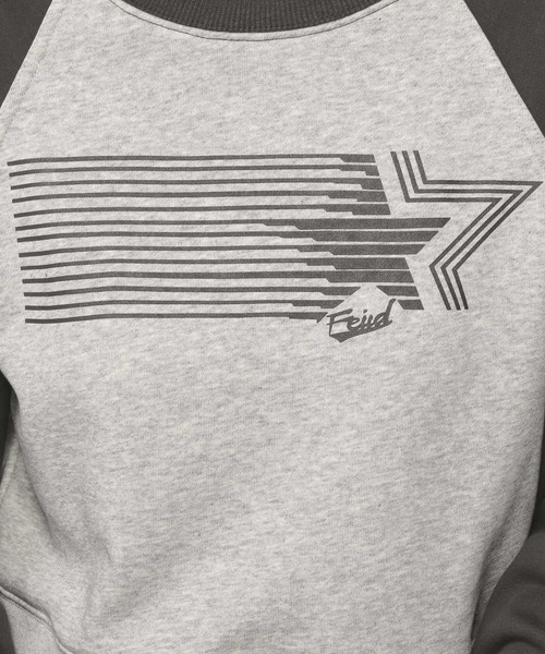 3.3 Field Trip （3.3フィールドトリップ）の「3.3 Field Trip／スターロゴプルオーバー（スウェット・レディース・クリーム/グレー・FREE）」の10枚目の写真