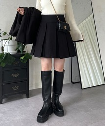 prose verse | ボックスプリーツミニスカート(スカート)