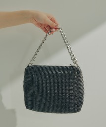 ECREL | スクエアビジューミニバッグ(ショルダーバッグ)