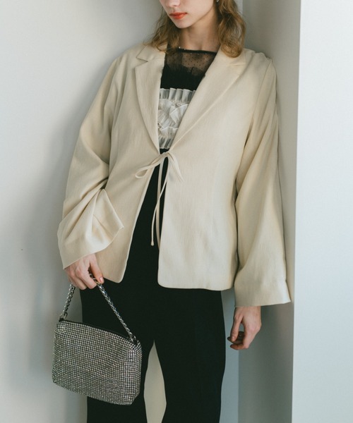 ECREL（エクレール）の「スクエアビジューミニバッグ（ショルダーバッグ・レディース・ブラック/シルバー・FREE）」の22枚目の写真