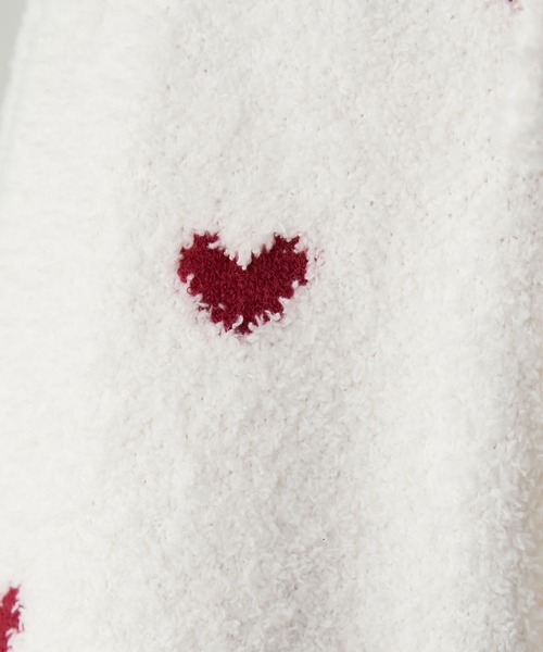 【forksy.】ルームウェア ロゴ刺繍プルオーバー＆ハート柄ショートパンツセット（ルームウェア/パジャマ）｜forksy.（フォルクシー）