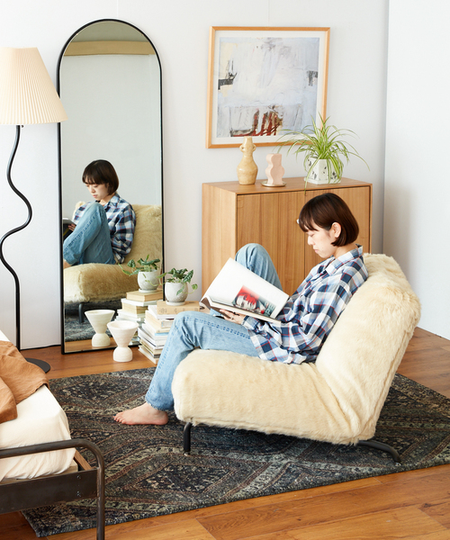 緊急セール　Rodez chair ブラックジーンズ　ロデスチェア 大型商品》RODEZ CHAIR NUDE 2nd 1シーター ロデチェア（ソファ