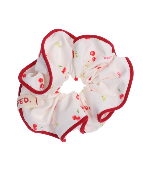 MILKFED.（ミルクフェド）の「CHERRY PATTERN SCRUNCHIE（シュシュ・レディース・グレー/オフホワイト・ONE SIZE）」の7枚目の写真