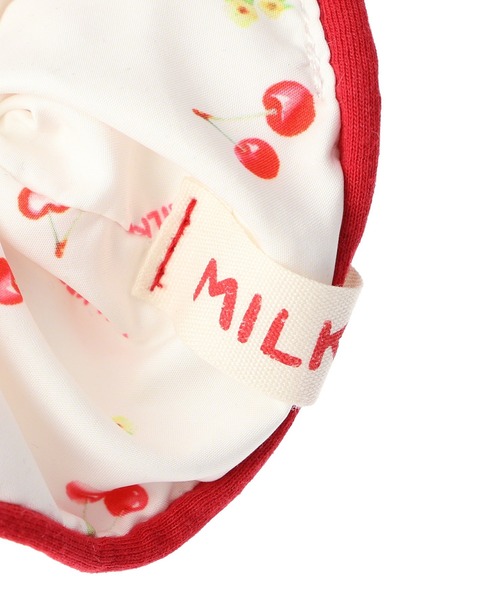 MILKFED.（ミルクフェド）の「CHERRY PATTERN SCRUNCHIE（シュシュ・レディース・グレー/オフホワイト・ONE SIZE）」の8枚目の写真
