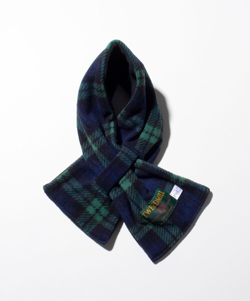 TWEED MILL（ツイードミル）の「【TWEED MILL/ツイードミル】GLOSTER別注 差し込みFLEECE SCARF マフラー（マフラー・メンズ・ブラック/グレー/オフホワイト/イエロー/ブルー/ブルー系その他・FREE）」の5枚目の写真