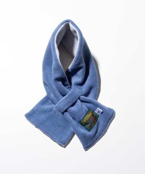 TWEED MILL（ツイードミル）の「【TWEED MILL/ツイードミル】GLOSTER別注 差し込みFLEECE SCARF マフラー（マフラー・メンズ・ブラック/グレー/オフホワイト/イエロー/ブルー/ブルー系その他・FREE）」の4枚目の写真