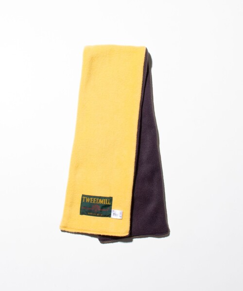 TWEED MILL（ツイードミル）の「【TWEED MILL/ツイードミル】GLOSTER別注 差し込みFLEECE SCARF マフラー（マフラー・メンズ・ブラック/グレー/オフホワイト/イエロー/ブルー/ブルー系その他・FREE）」の9枚目の写真