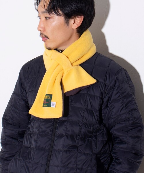 TWEED MILL（ツイードミル）の「【TWEED MILL/ツイードミル】GLOSTER別注 差し込みFLEECE SCARF マフラー（マフラー・メンズ・ブラック/グレー/オフホワイト/イエロー/ブルー/ブルー系その他・FREE）」の15枚目の写真