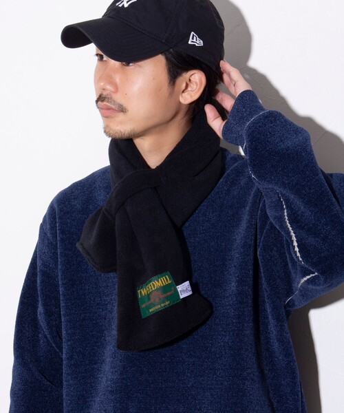 TWEED MILL（ツイードミル）の「【TWEED MILL/ツイードミル】GLOSTER別注 差し込みFLEECE SCARF マフラー（マフラー・メンズ・ブラック/グレー/オフホワイト/イエロー/ブルー/ブルー系その他・FREE）」の19枚目の写真