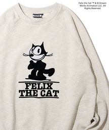 トレーナー スウェット O by O/ワンバイワン college style print sweat cat/カレッジスタイルスウェット キャット セール】O by O/ワンバイワン college style print sweat cat