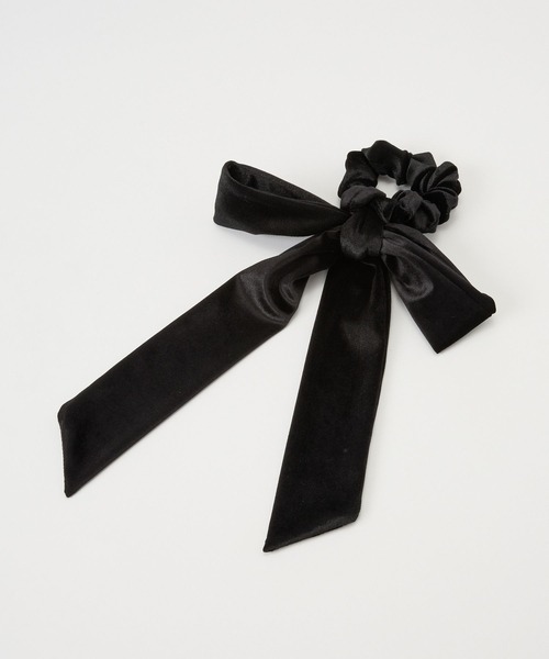 BARNYARDSTORM(バンヤードストーム)の「BARNYARDSTORM / ベロアリボンヘアアクセ(ヘアゴム・レディース・ブラック・FREE)」の10枚目の写真