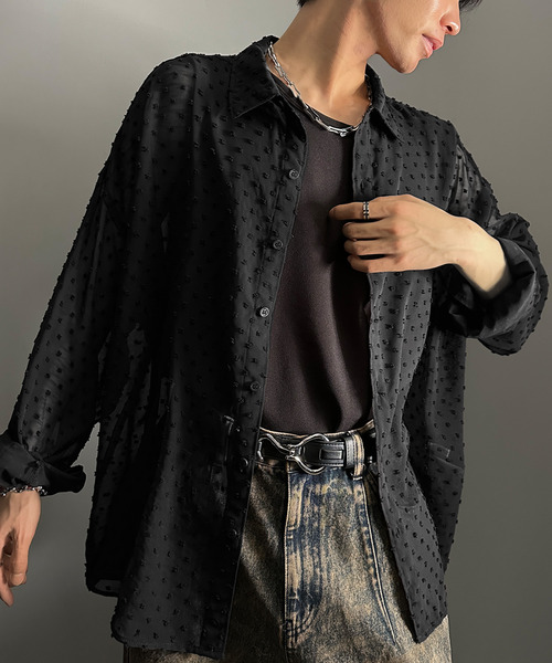 classicalelf(クラシカルエルフ)の「トレンド感漂うユニセックスが嬉しい!!オーバーシャツ(シャツ/ブラウス・レディース・ブラック/アイボリー/ブルー・LARGE/MEDIUM/SMALL/X-LARGE)」の17枚目の写真