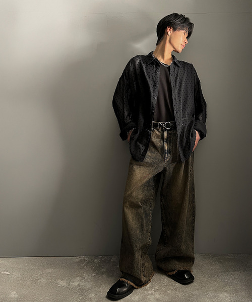 classicalelf(クラシカルエルフ)の「トレンド感漂うユニセックスが嬉しい!!オーバーシャツ(シャツ/ブラウス・レディース・ブラック/アイボリー/ブルー・LARGE/MEDIUM/SMALL/X-LARGE)」の22枚目の写真