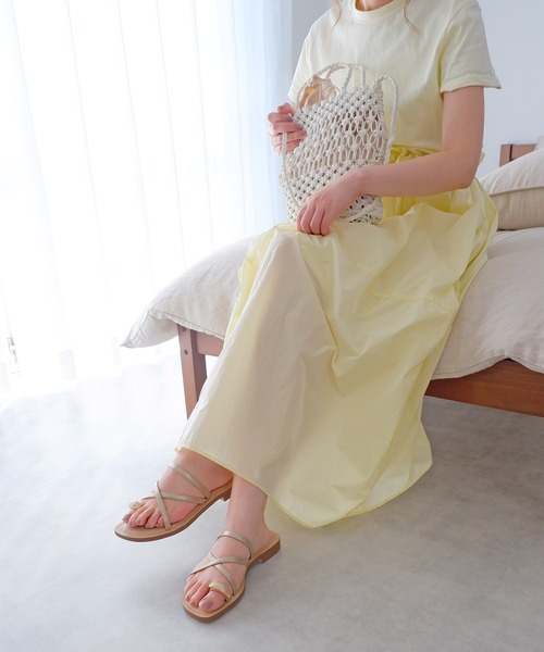 MODE KAORI(モードカオリ)の「ビジュートングサンダル/7210(サンダル・レディース・ブラック/アイボリー/ベージュ系その他・S/M/L)」の5枚目の写真