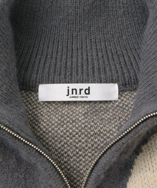  j.n.r.d（ジェー・エヌ・アール・ディー）の「マーブルニットハーフZIP（Tシャツ/カットソー・メンズ・ライトグリーン/オレンジ/チャコールグレー・L/M）」の15枚目の写真
