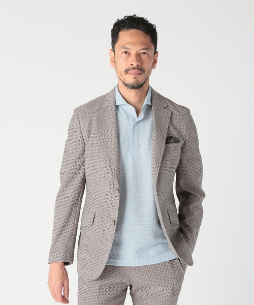 【未使用品】MEN'S BIGI テーラードジャケット　グレー メンズビギ】 未使用 ジャケット テーラードジャケット グレー