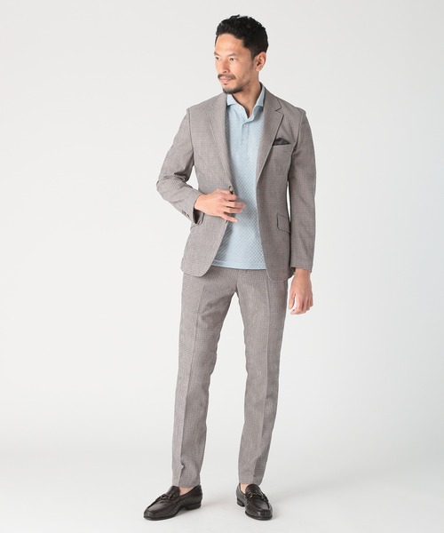 MEN'S BIGI(メンズビギ)の「【ACTIVE TAILOR/アクティブテイラー】3Dサッカープリントストレッチジャケット<EASY CARE>(テーラードジャケット・メンズ・ネイビー/ブルー/グレー・04/03/02/01)」の22枚目の写真