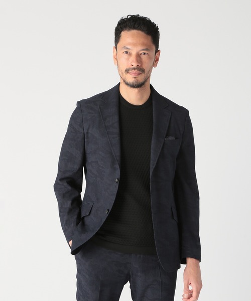 MEN'S BIGI(メンズビギ)の「【ACTIVE TAILOR/アクティブテイラー】3Dサッカープリントストレッチジャケット<EASY CARE>(テーラードジャケット・メンズ・ネイビー/ブルー/グレー・04/03/02/01)」の21枚目の写真