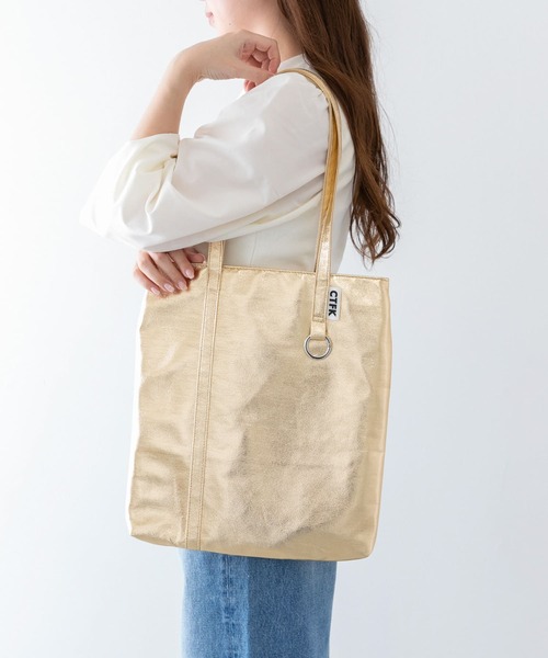 CONTROL FREAK / CTFK（コントロールフリーク）の「CONTROL FREAK　DAYトート（トートバッグ・レディース・ホワイト/ブラック/ゴールド・ONE）」の11枚目の写真