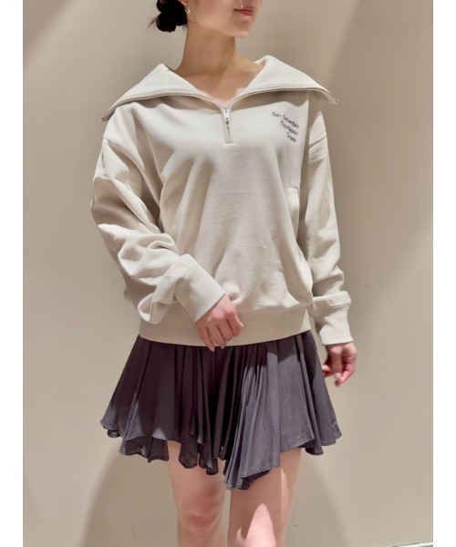 SNIDEL（スナイデル）の「スキッパーロゴスウェット（スウェット