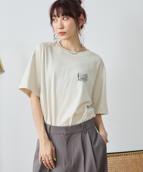 Auntie Rosa Holiday(アンティローザホリデー)の「ヴィンテージライクCARプリントTEE(Tシャツ/カットソー・レディース・イエロー/チャコールグレー/ナチュラル・FREE)」の14枚目の写真