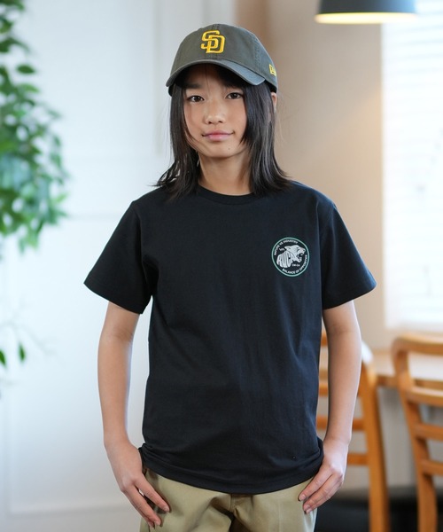 RVCA(ルーカ)の「RVCA/ルーカ KIDS TIGER WAVE ST キッズ Tシャツ BF045-P22(Tシャツ/カットソー・キッズ・スミクロ/ホワイト/ブラック・150cm/160cm/140cm/130cm)」の3枚目の写真