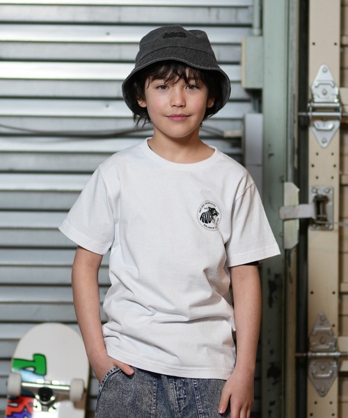 RVCA(ルーカ)の「RVCA/ルーカ KIDS TIGER WAVE ST キッズ Tシャツ BF045-P22(Tシャツ/カットソー・キッズ・スミクロ/ホワイト/ブラック・150cm/160cm/140cm/130cm)」の4枚目の写真