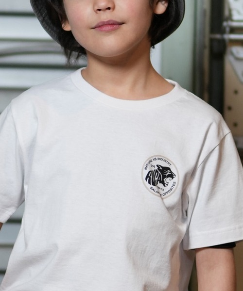 RVCA(ルーカ)の「RVCA/ルーカ KIDS TIGER WAVE ST キッズ Tシャツ BF045-P22(Tシャツ/カットソー・キッズ・スミクロ/ホワイト/ブラック・150cm/160cm/140cm/130cm)」の7枚目の写真
