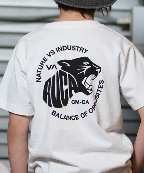 RVCA(ルーカ)の「RVCA/ルーカ KIDS TIGER WAVE ST キッズ Tシャツ BF045-P22(Tシャツ/カットソー・キッズ・スミクロ/ホワイト/ブラック・150cm/160cm/140cm/130cm)」の8枚目の写真