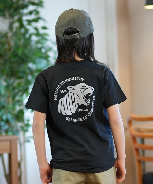 RVCA(ルーカ)の「RVCA/ルーカ KIDS TIGER WAVE ST キッズ Tシャツ BF045-P22(Tシャツ/カットソー・キッズ・スミクロ/ホワイト/ブラック・150cm/160cm/140cm/130cm)」の9枚目の写真