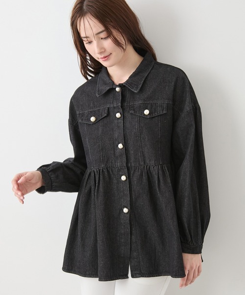 美品♡Lサイズ♡ESCADA エスカーダ ベロア デザイン ジャケット ブラック セール】ペプラムジャケット（その他アウター）｜Jayro（ジャイロ）の